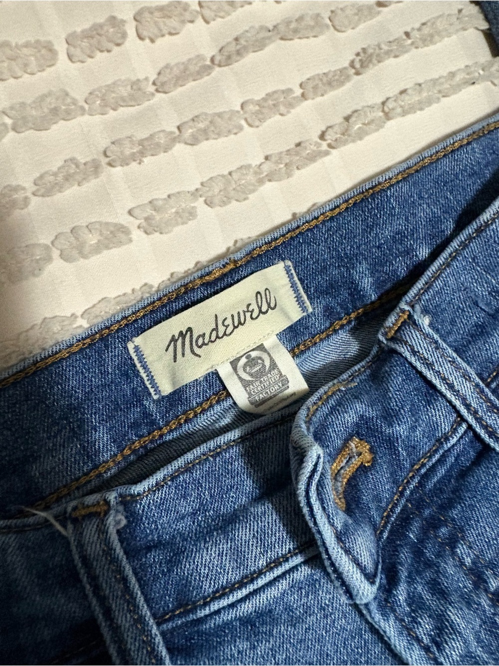 Madewell Medium Blue High-Rise Denim Jeans